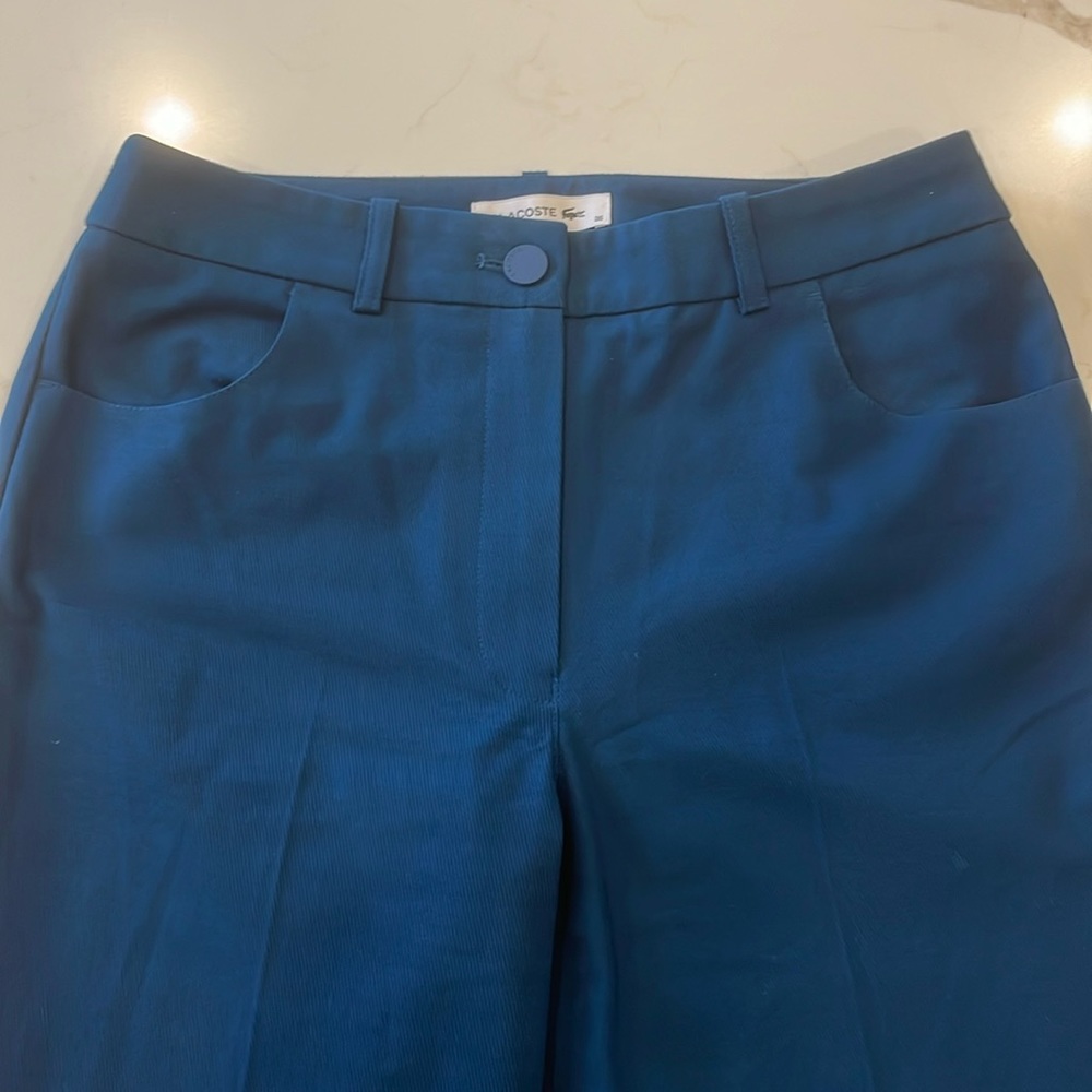NWOT Lacoste twill pant